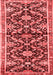 Animal Red Traditional Area Rugs