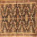 Square Machine Washable Animal Brown Traditional Rug, wshtr2969brn