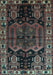 Machine Washable Persian Light Blue Traditional Rug, wshtr296lblu