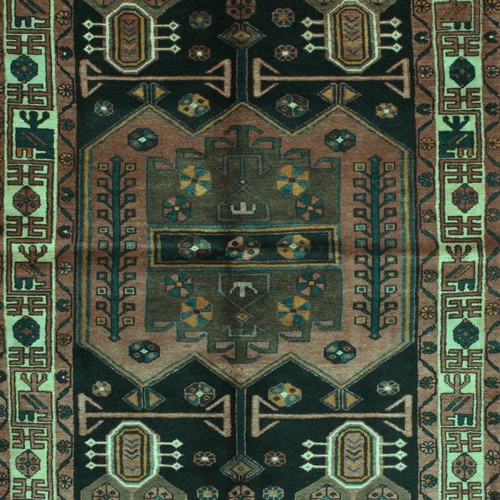 Persian Turquoise Traditional Rug, tr296turq
