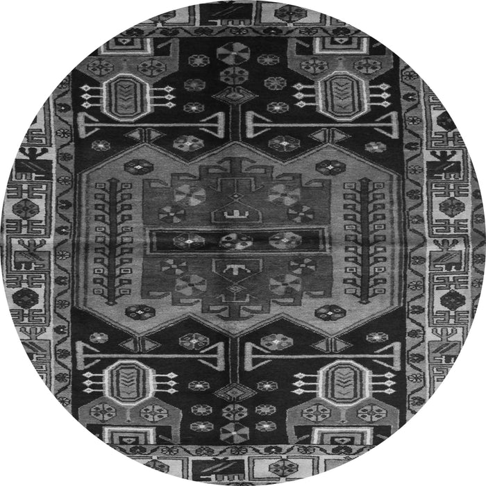 Machine Washable Persian Gray Traditional Rug, wshtr296gry