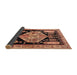 Sideview of Traditional Mango Orange Persian Rug, tr297