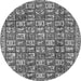 Square Persian Gray Traditional Rug, tr2970gry