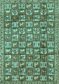 Persian Turquoise Traditional Rug, tr2970turq
