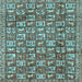 Square Persian Light Blue Traditional Rug, tr2970lblu