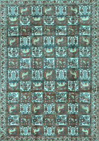 Persian Light Blue Traditional Rug, tr2970lblu
