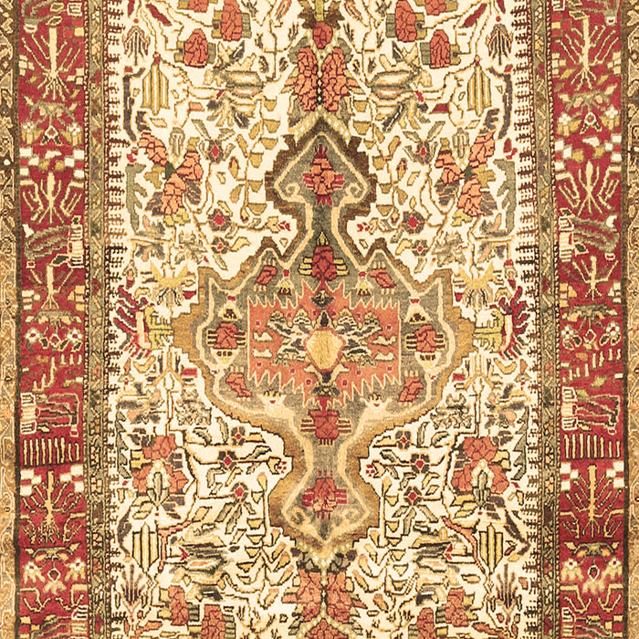 Machine Washable Persian Brown Traditional Rug, wshtr2971brn