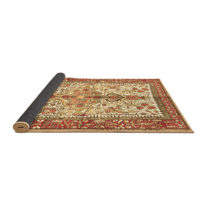 Sideview of Persian Brown Traditional Rug, tr2971brn