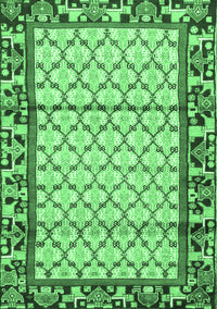 Persian Emerald Green Traditional Rug, tr2972emgrn