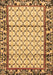 Machine Washable Persian Brown Traditional Rug, wshtr2972brn