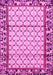 Machine Washable Persian Pink Traditional Rug, wshtr2972pnk