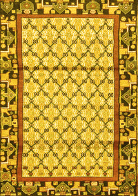 Persian Yellow Traditional Rug, tr2972yw