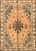 Machine Washable Persian Brown Traditional Rug, wshtr2973brn