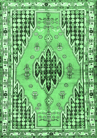 Persian Emerald Green Traditional Rug, tr2973emgrn