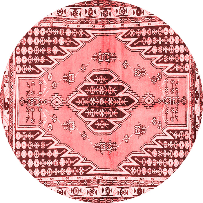 Machine Washable Persian Red Traditional Rug, wshtr2973red