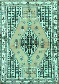 Persian Turquoise Traditional Rug, tr2973turq