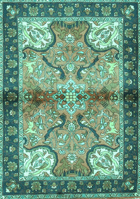 Persian Turquoise Traditional Rug, tr2974turq