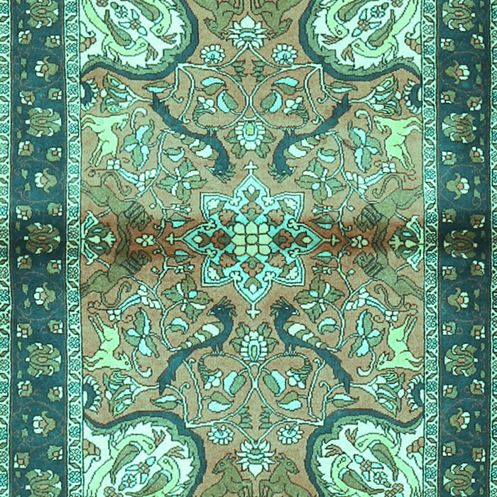 Persian Turquoise Traditional Rug, tr2974turq