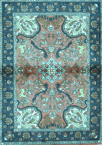 Persian Light Blue Traditional Rug, tr2974lblu