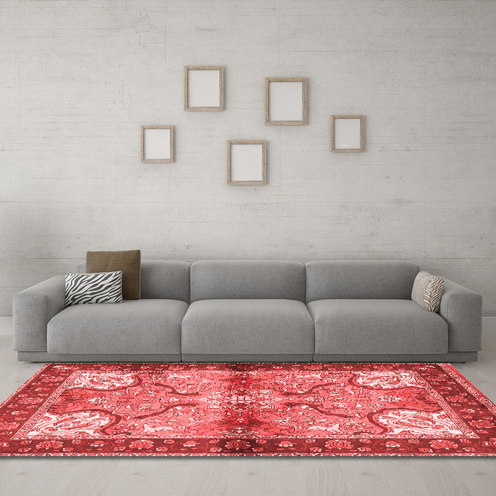 Traditional Red Washable Rugs