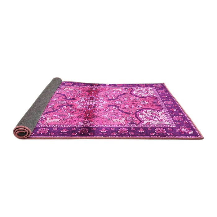 Sideview of Persian Pink Traditional Rug, tr2974pnk