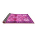 Sideview of Persian Pink Traditional Rug, tr2974pnk