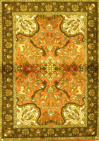 Persian Yellow Traditional Rug, tr2974yw