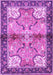 Machine Washable Persian Purple Traditional Area Rugs, wshtr2974pur