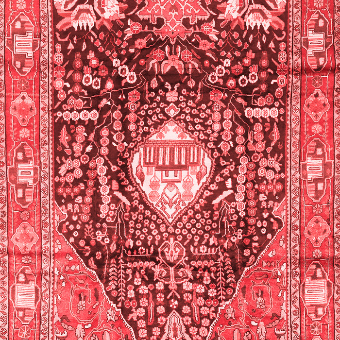 Animal Red Traditional Area Rugs