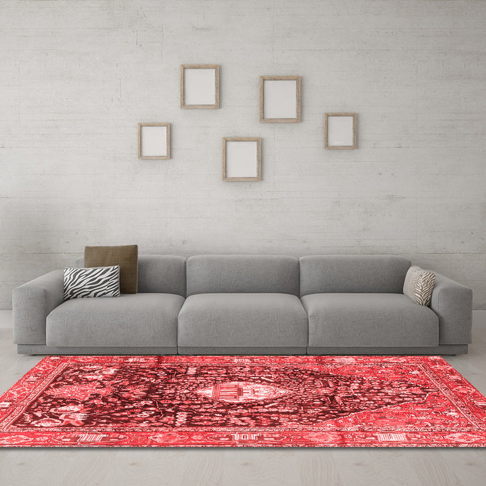Traditional Red Washable Rugs