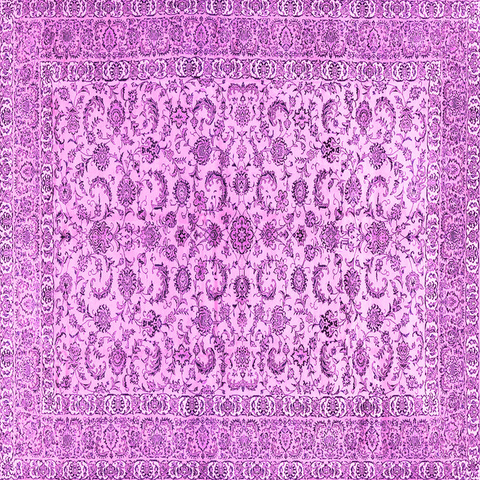 Square Persian Pink Traditional Rug, tr2976pnk
