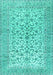 Persian Turquoise Traditional Rug, tr2976turq