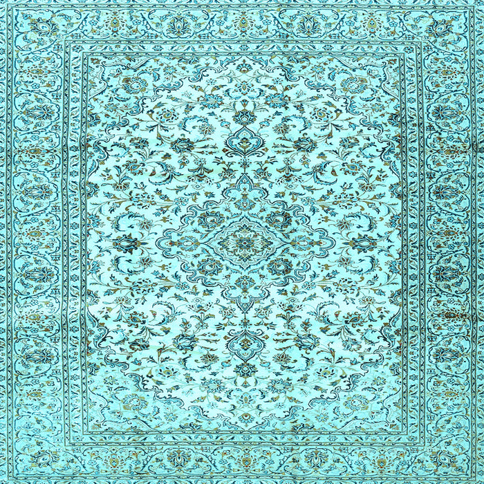 Square Persian Light Blue Traditional Rug, tr2977lblu