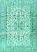 Persian Turquoise Traditional Rug, tr2977turq