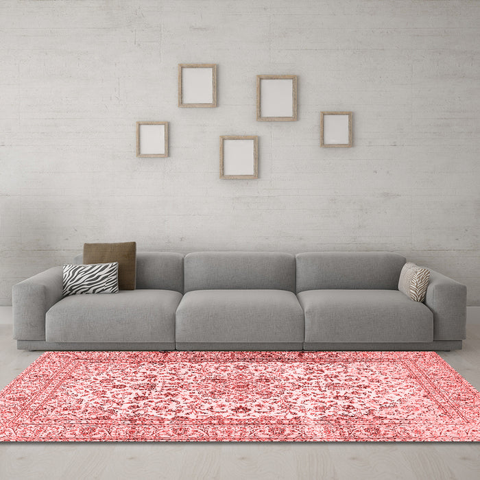 Traditional Red Washable Rugs