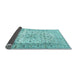 Sideview of Persian Light Blue Traditional Rug, tr2977lblu