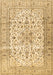 Machine Washable Persian Brown Traditional Rug, wshtr2977brn