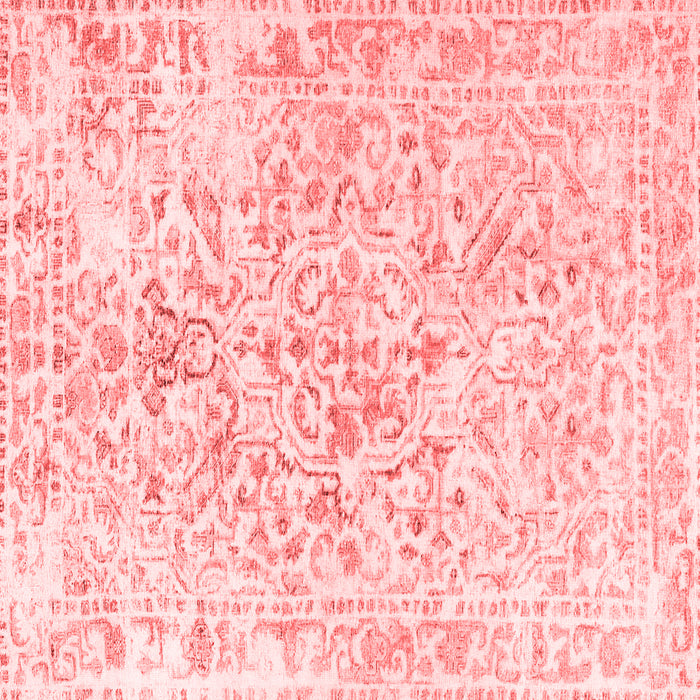 Machine Washable Persian Red Traditional Rug, wshtr2978red