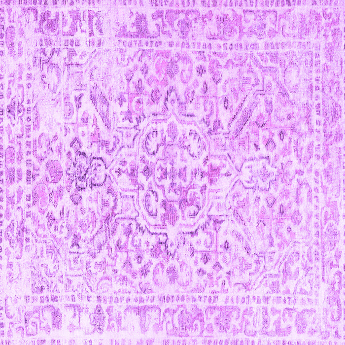 Square Persian Purple Traditional Rug, tr2978pur