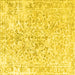 Square Persian Yellow Traditional Rug, tr2978yw