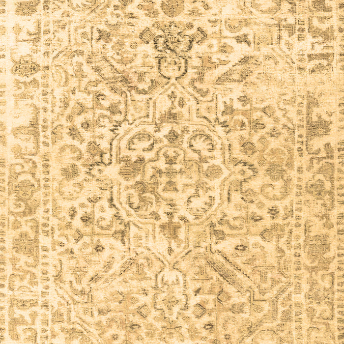 Machine Washable Persian Brown Traditional Rug, wshtr2978brn