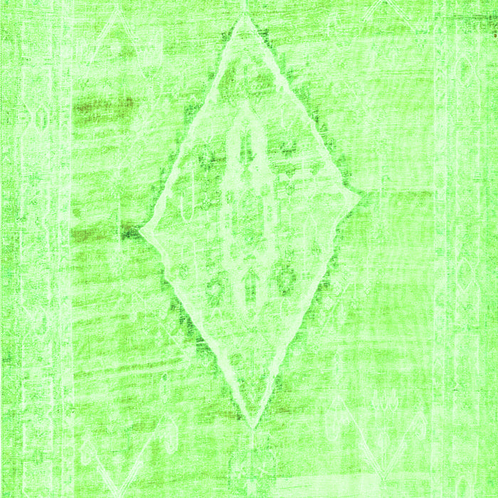 Serging Thickness of Machine Washable Persian Green Traditional Area Rugs, wshtr2979grn