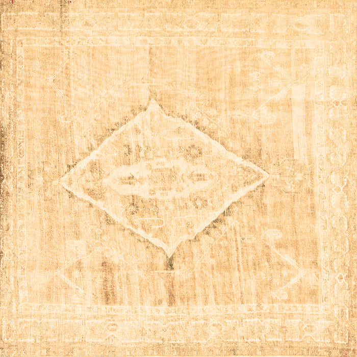 Square Persian Brown Traditional Rug, tr2979brn