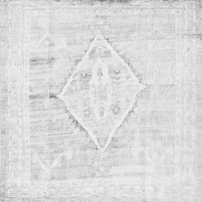 Serging Thickness of Persian Gray Traditional Rug, tr2979gry