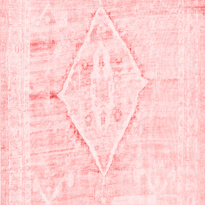 Machine Washable Persian Red Traditional Rug, wshtr2979red