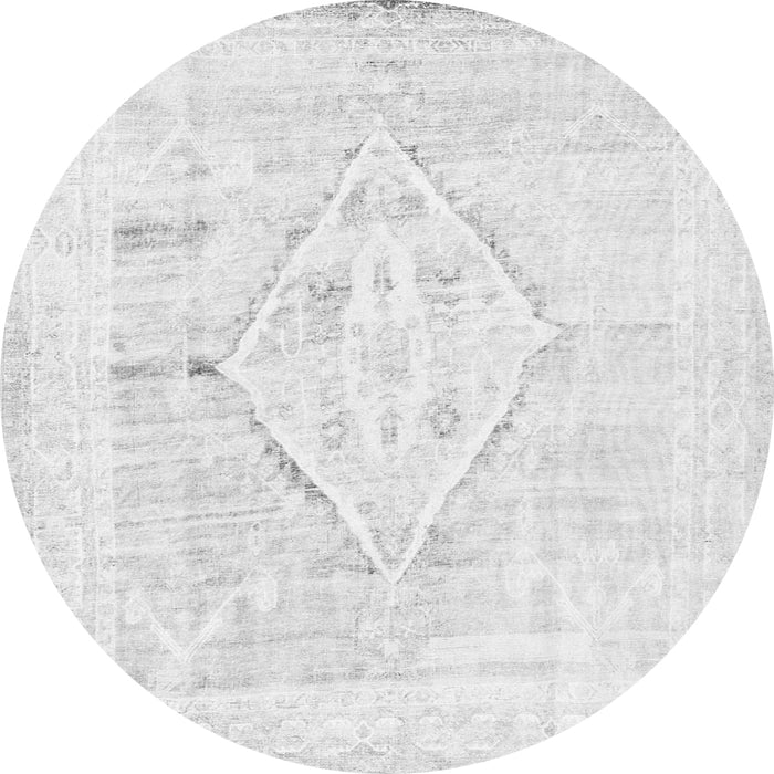 Square Persian Gray Traditional Rug, tr2979gry