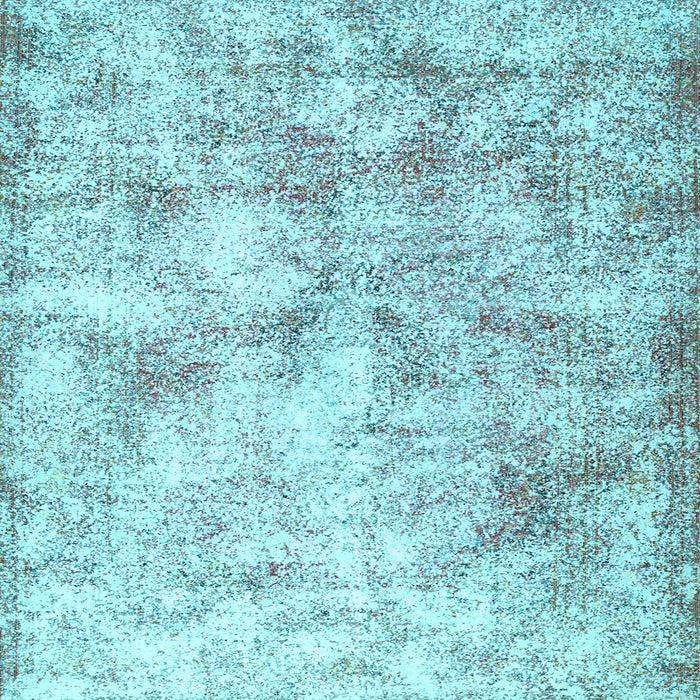 Square Persian Light Blue Traditional Rug, tr2980lblu