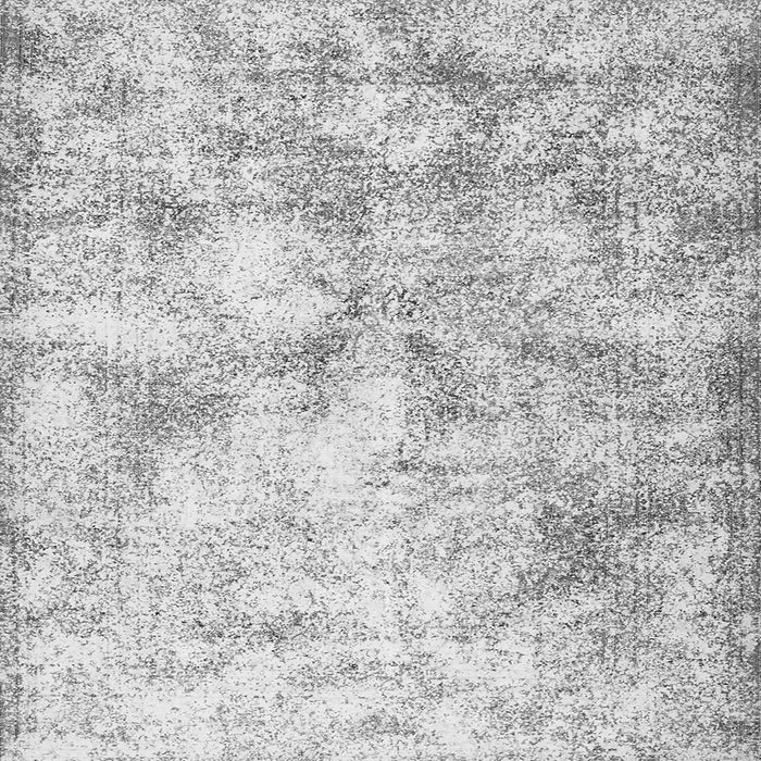 Round Machine Washable Persian Gray Traditional Rug, wshtr2980gry