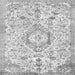 Serging Thickness of Persian Gray Traditional Rug, tr2981gry