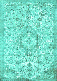 Persian Turquoise Traditional Rug, tr2981turq